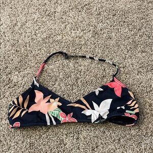 Roxy Floral Adjustable Halter Top